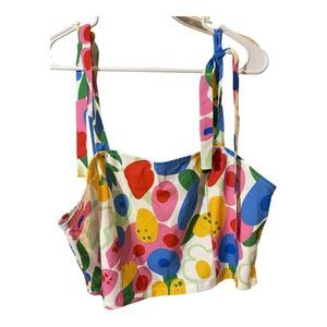 Shein Floral crop top